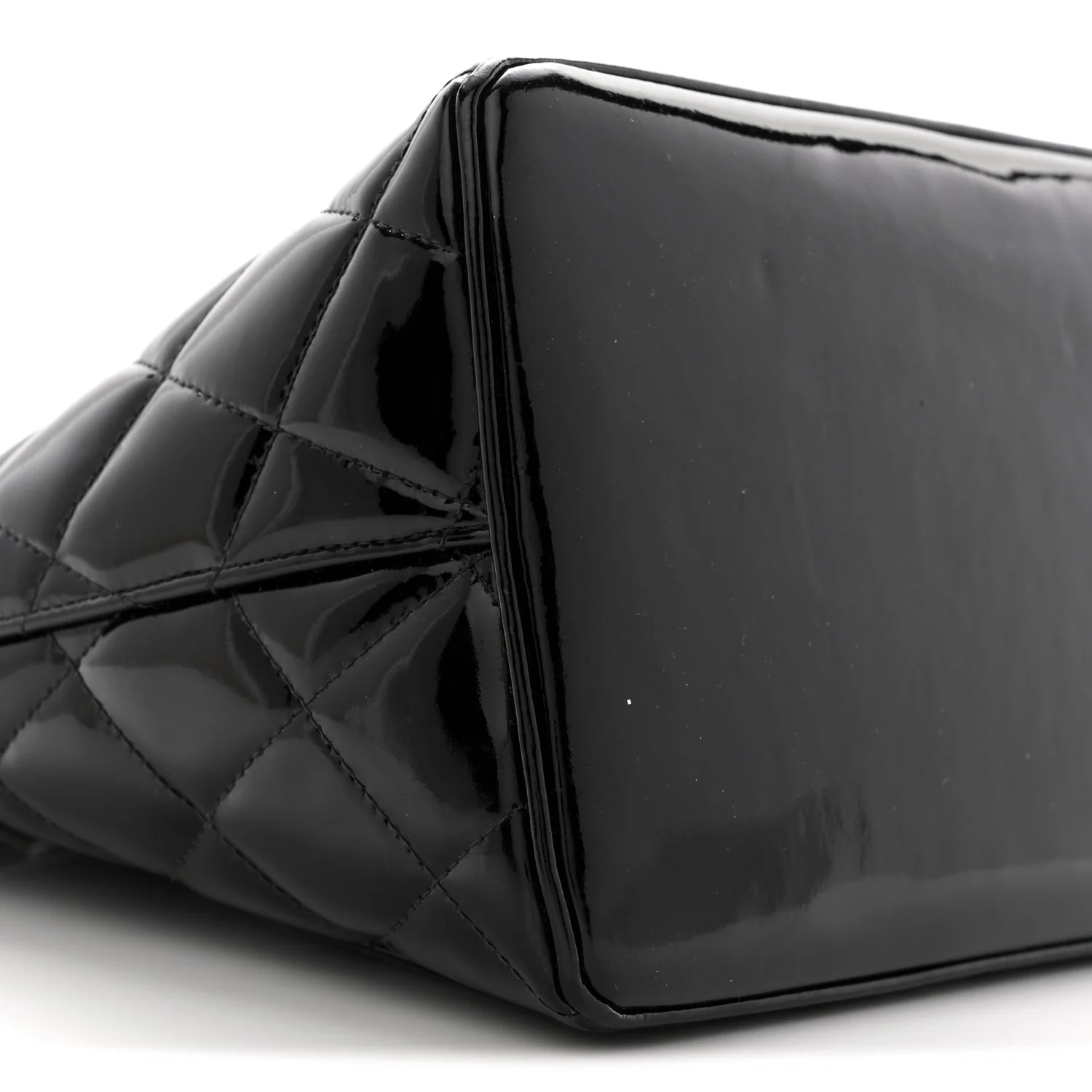 Patent Medallion Tote Black - Image 9