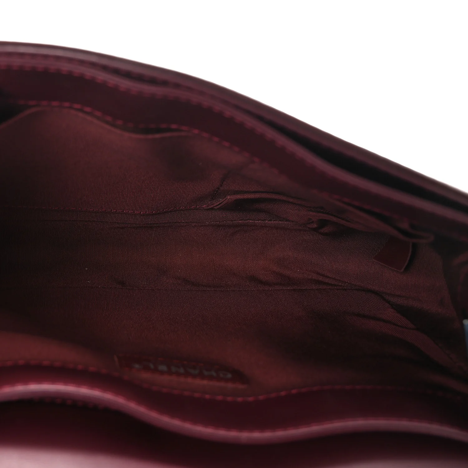 Patent New Medium Boy Reverso Flap Burgundy - Image 5