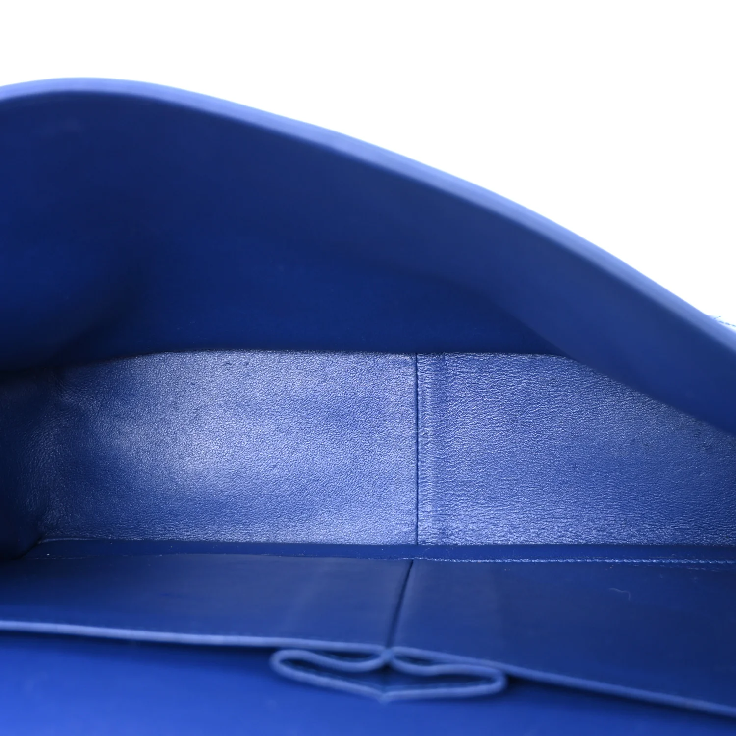 Patent Quilted Jumbo Double Flap Blue - Image 5