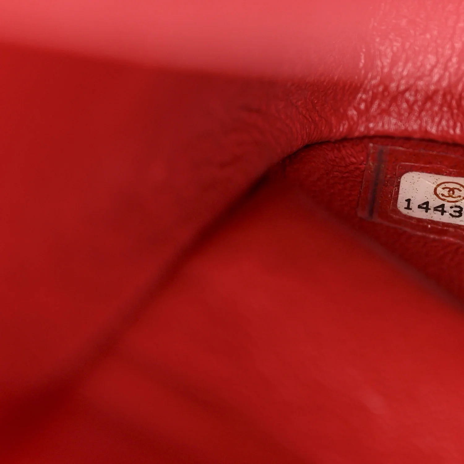 Patent Quilted Jumbo Double Flap Dark Red - Image 7