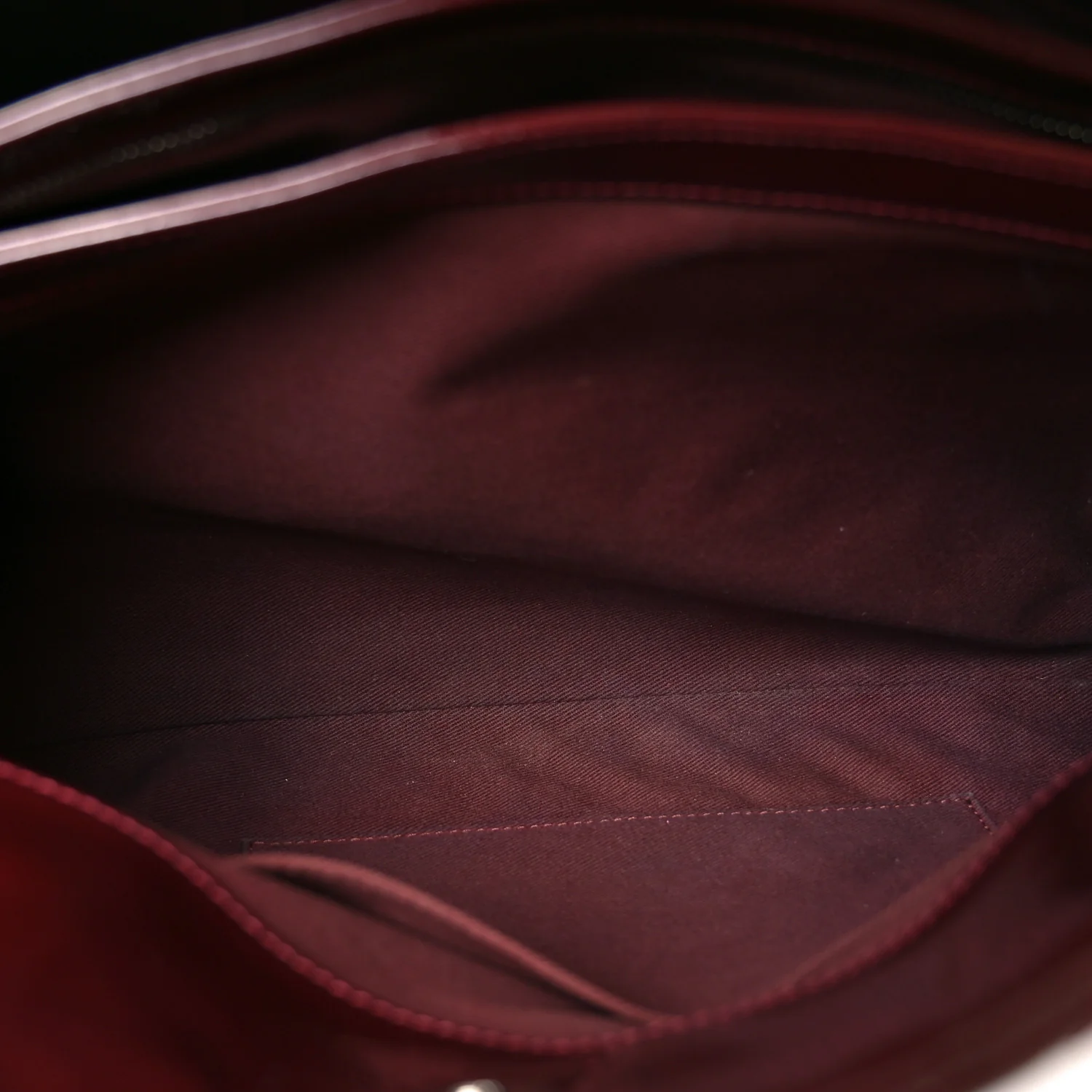 Patent Quilted Large Just Mademoiselle Bowling Bag Plum - Image 5