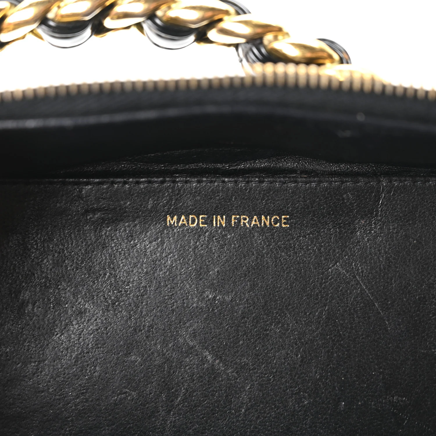 Patent Quilted Vanity Case Black - Image 7