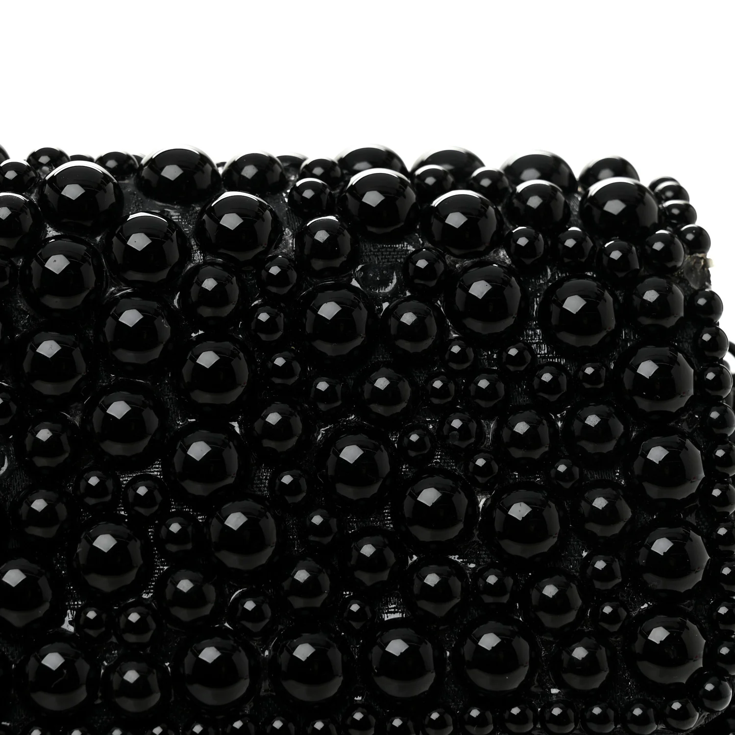 Pearl Beaded East West Flap Black So Black - Image 14