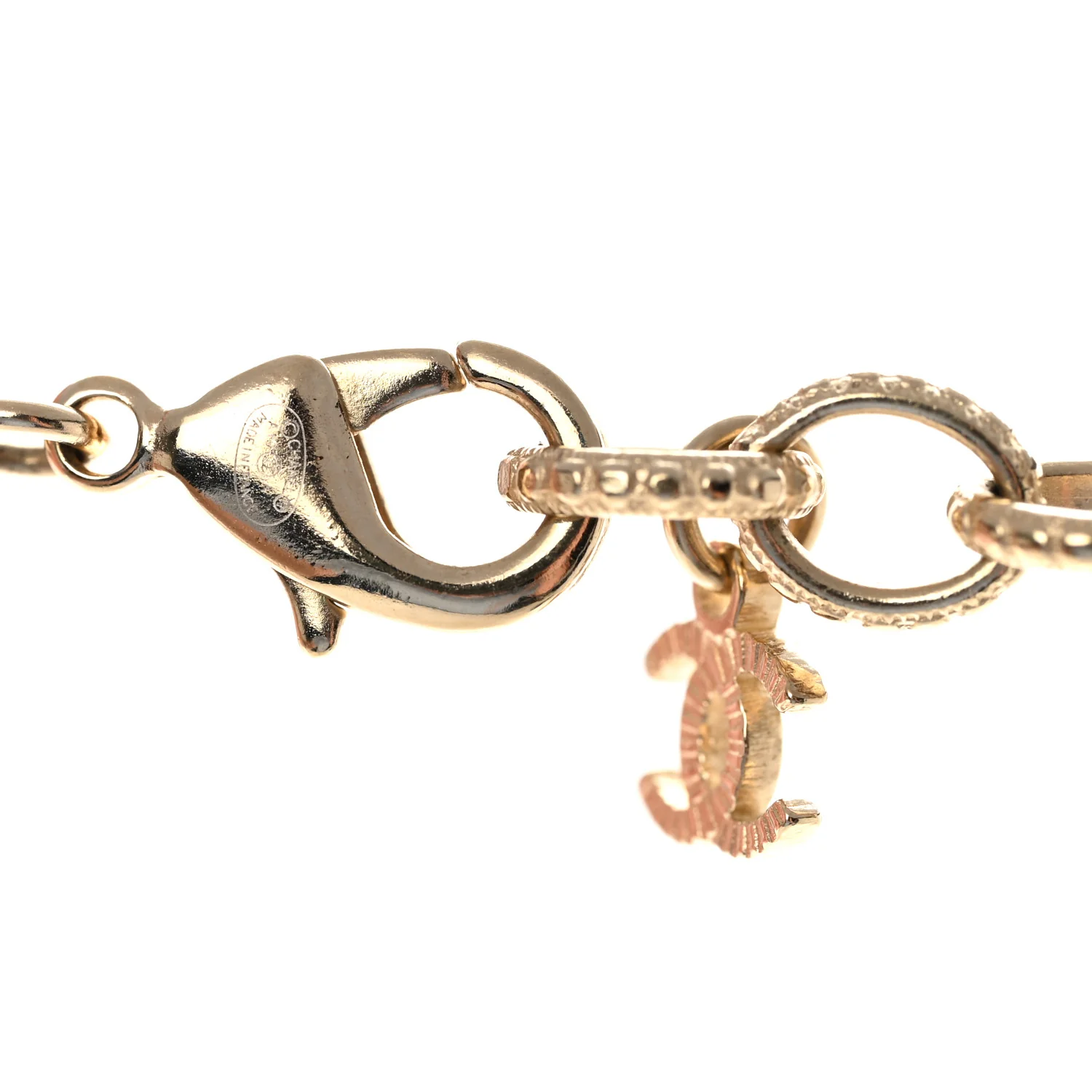 Pearl Papyrus Long Necklace Gold Pearly White Gold - Image 5