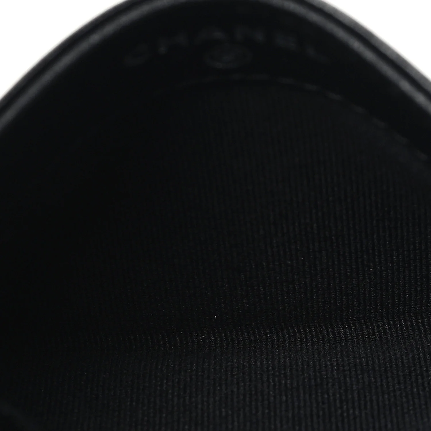 Pearly Lambskin Quilted Card Holder So Black - Image 5