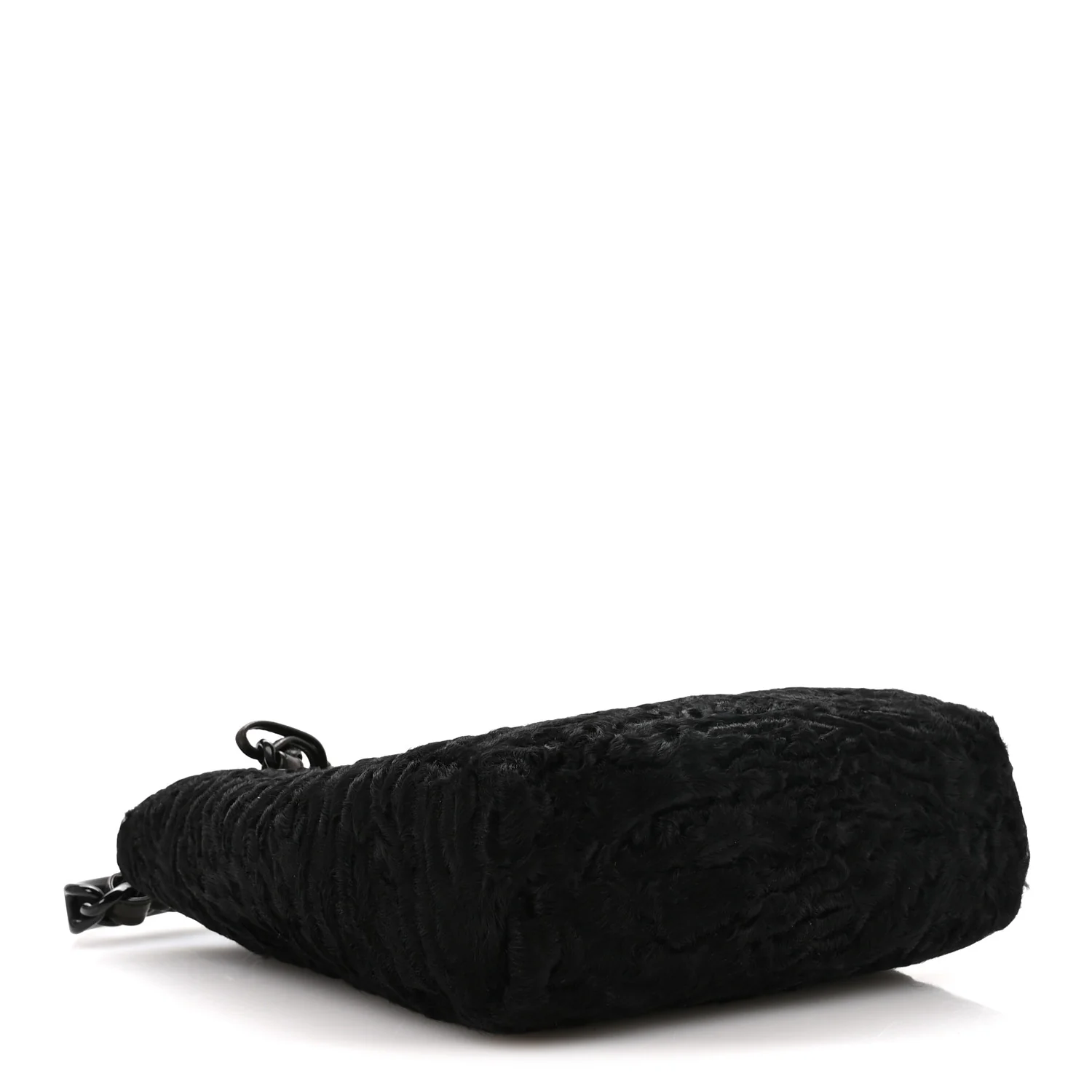 Persian Lamb Fur Tote Black - Image 4