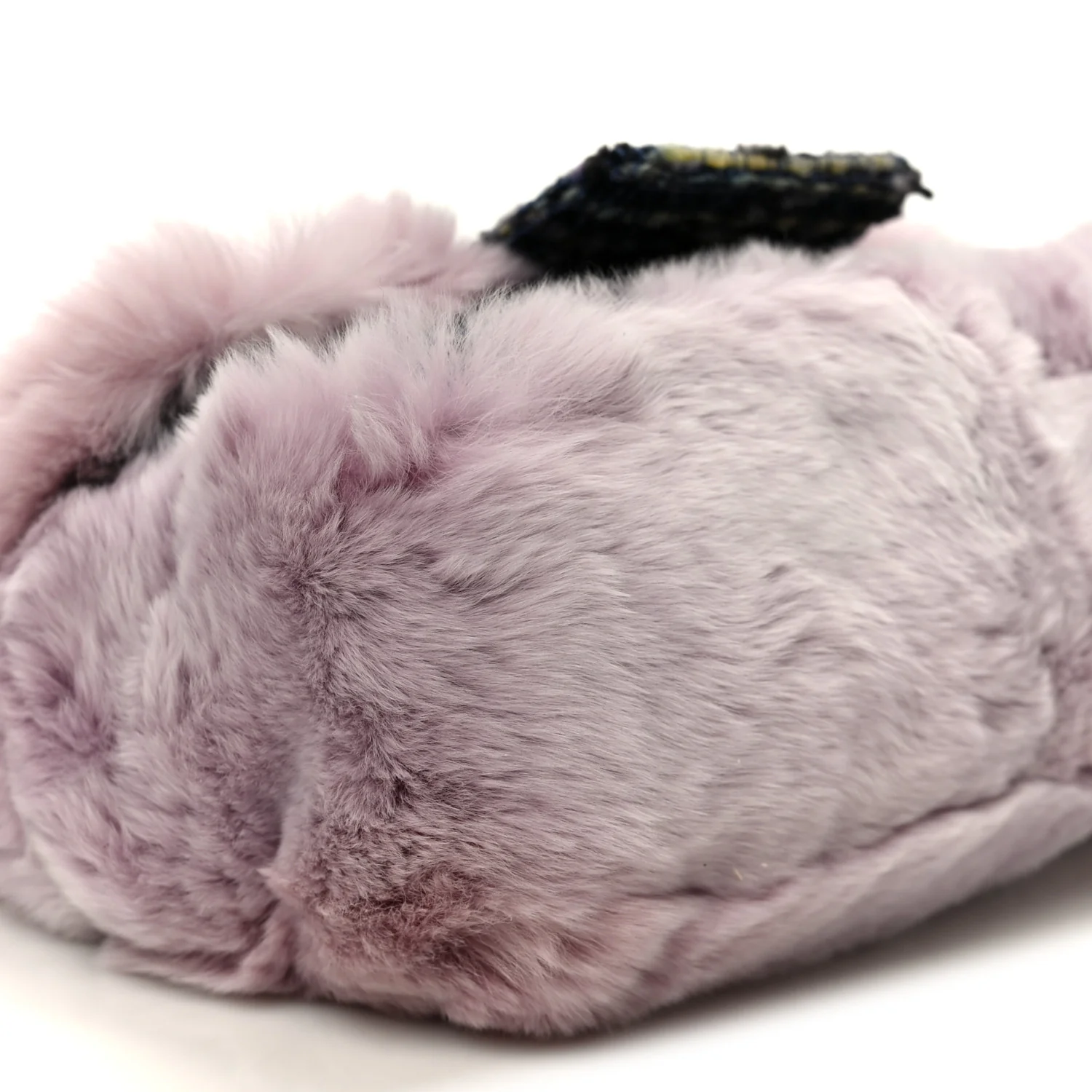 Rabbit Fur Tweed Small Fantasy Flap Lilac - Image 10