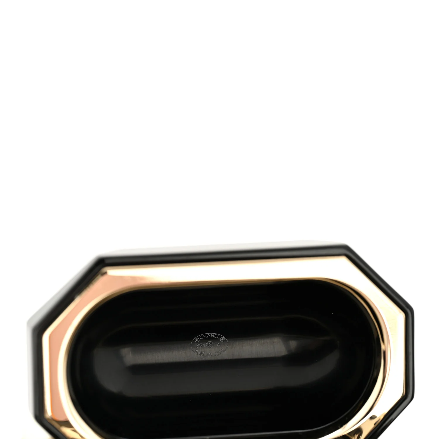 Resin Crystal Pearl Airpods Pro Holder Necklace Black Pearly White - Image 5
