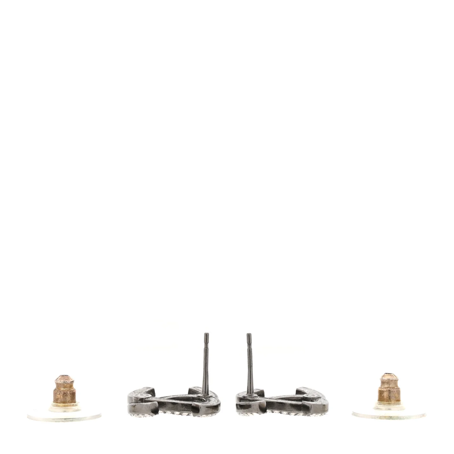 Ruthenium Crystal CC Earrings - Image 3
