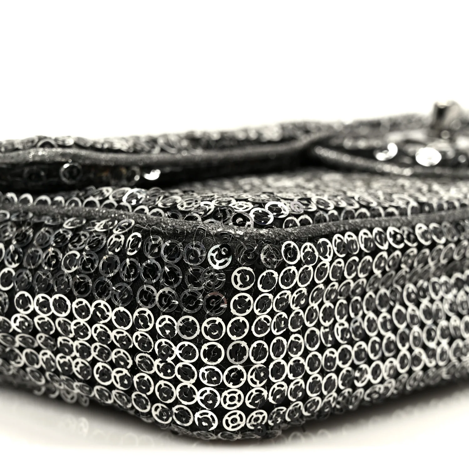 Sequin East West Flap Dark Silver - Image 10