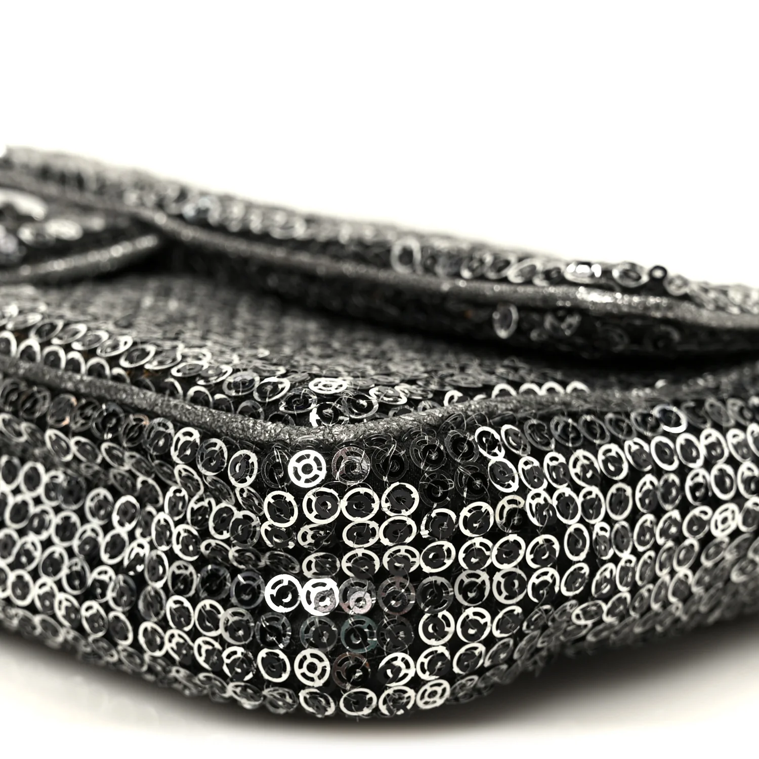 Sequin East West Flap Dark Silver - Image 11