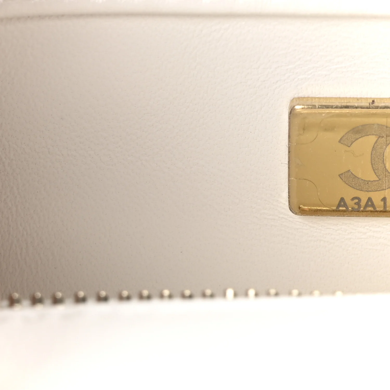 Sequin Mini Rectangular Flap White - Image 7