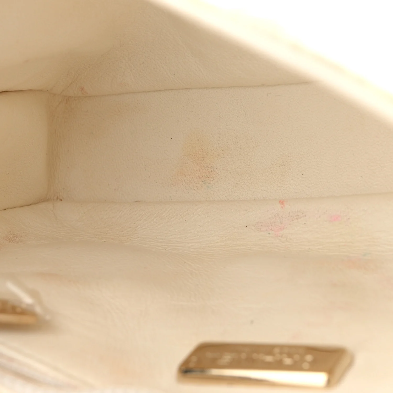 Sequin Mini Rectangular Flap White - Image 11