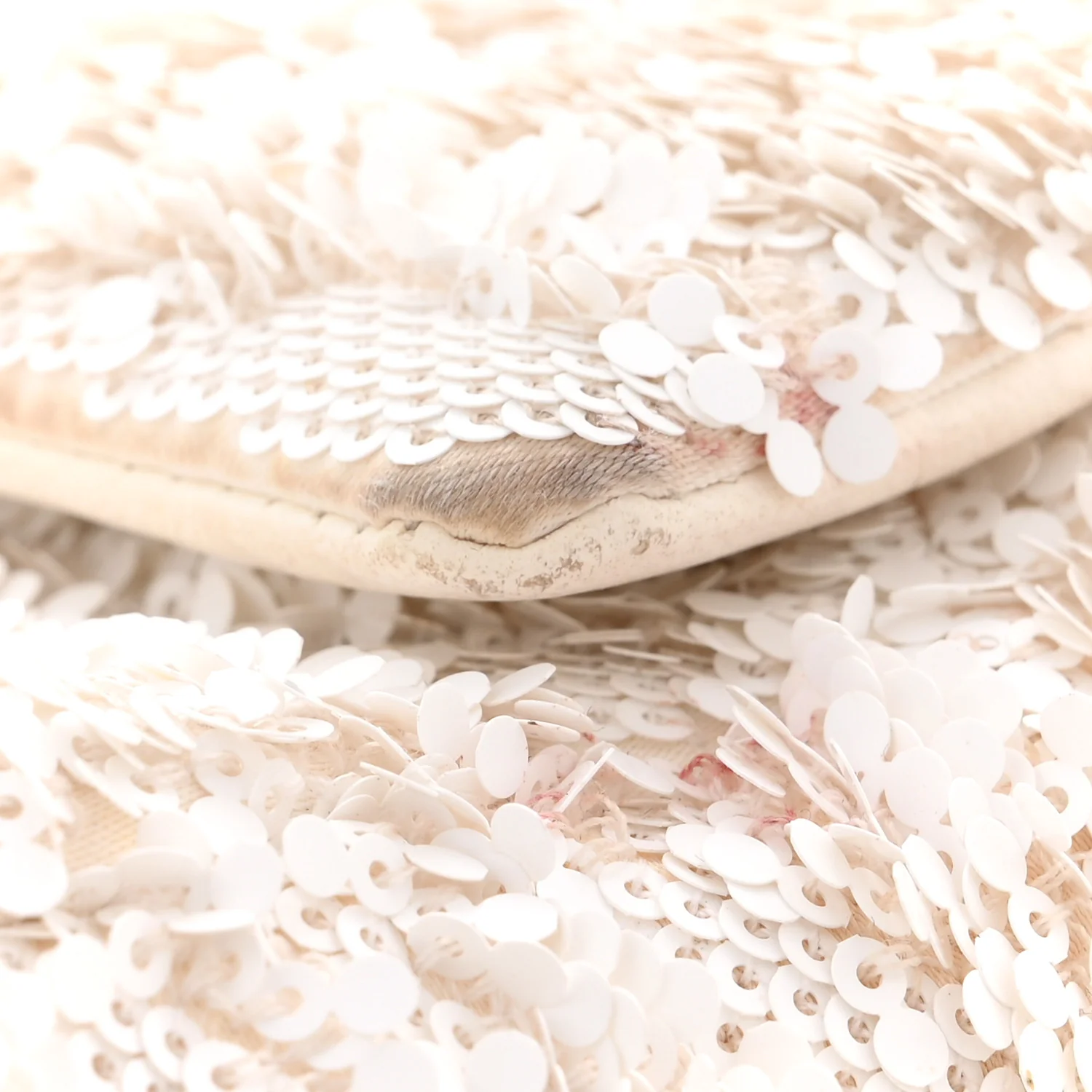 Sequin Mini Rectangular Flap White - Image 14