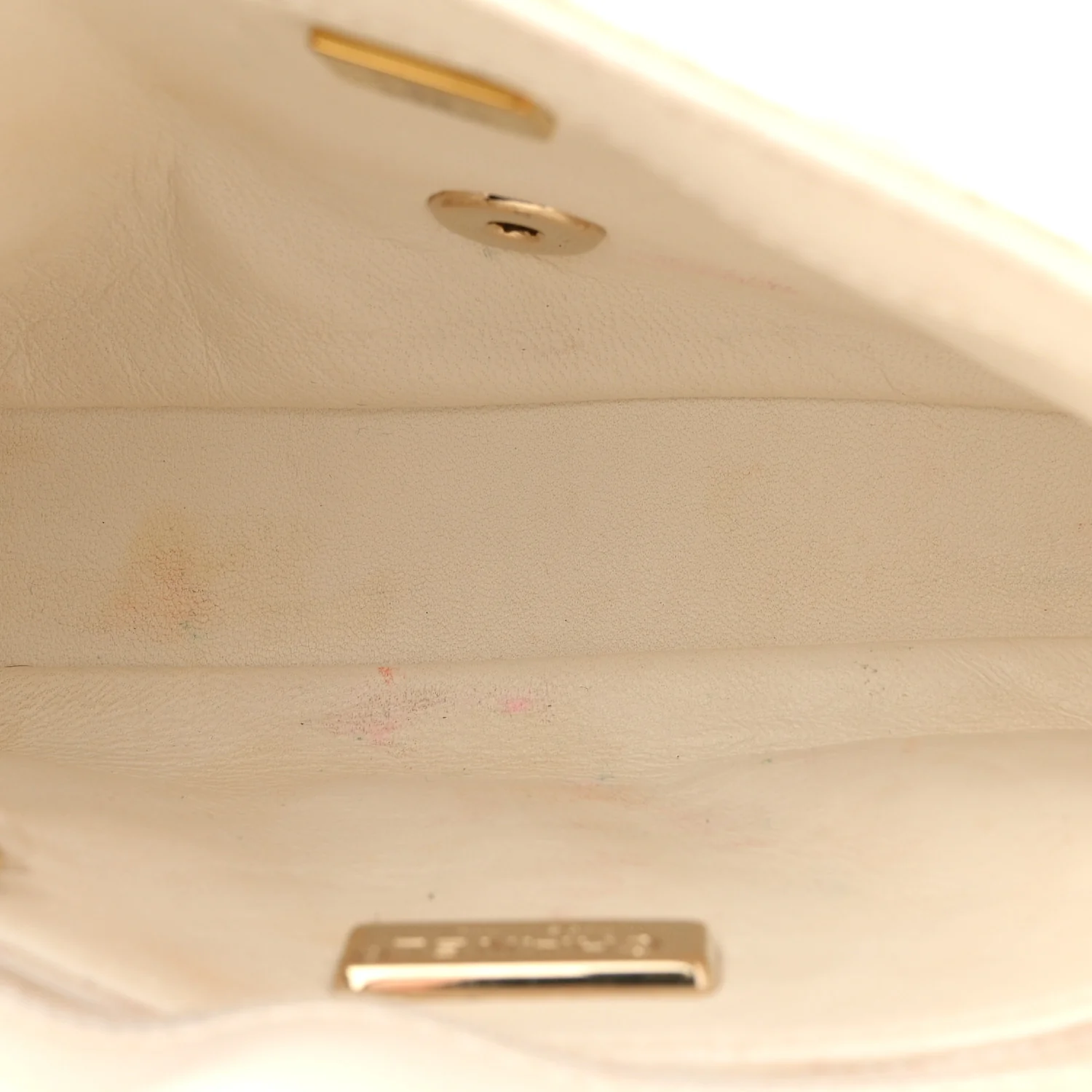 Sequin Mini Rectangular Flap White - Image 5