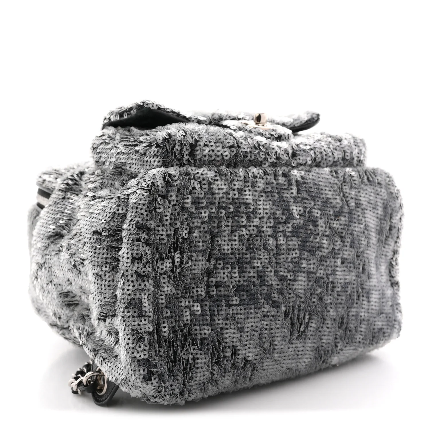 Sequin Waterfall Backpack Grey - Image 4