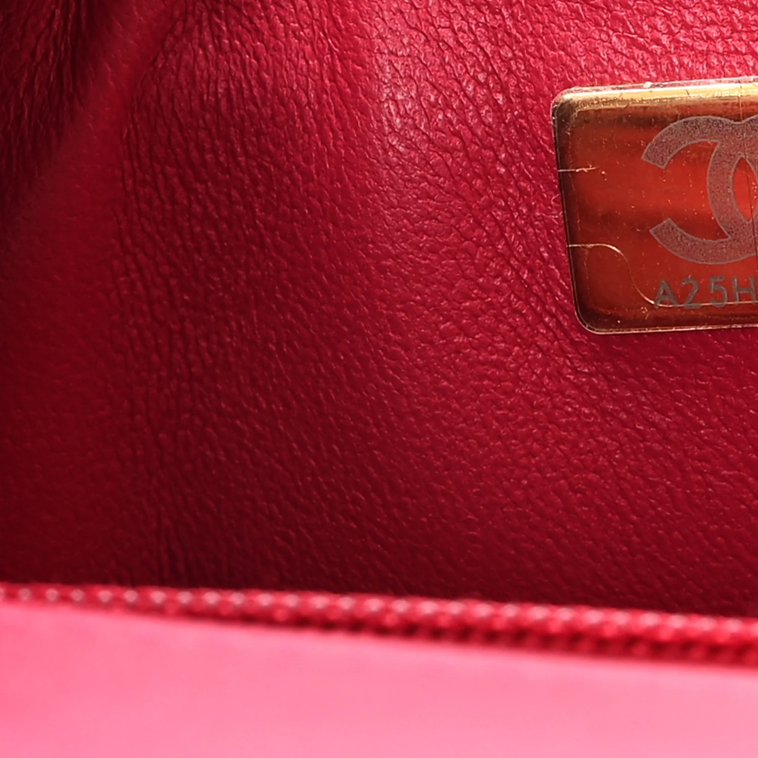 Shaded Patent Calfskin Quilted Mini Rectangular Flap Pink Dark Pink - Image 7