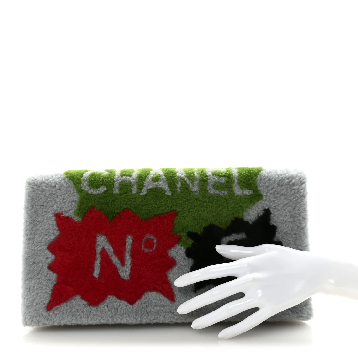 Shearling Lambskin Chanel 100% Grey - Image 2