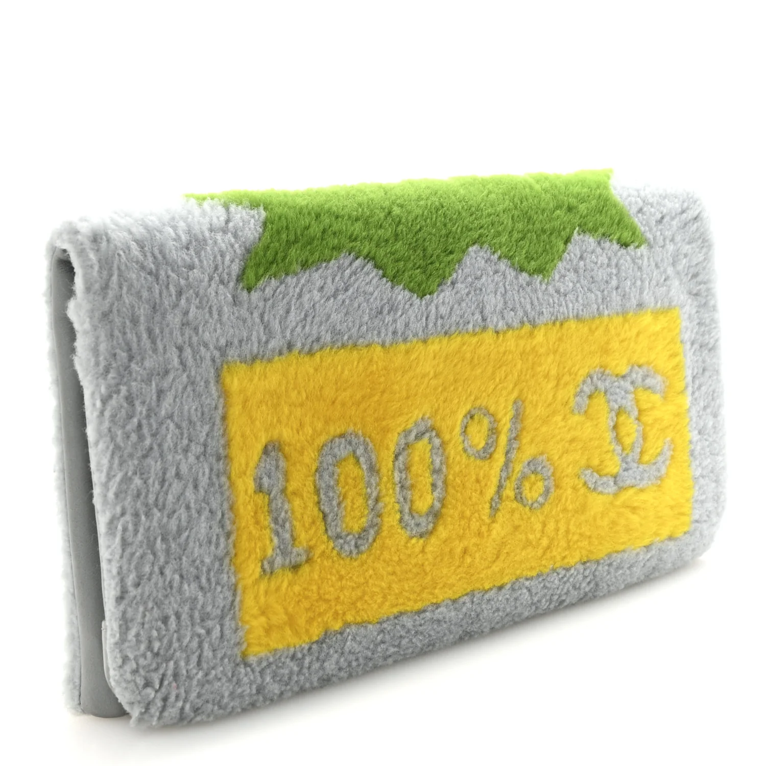 Shearling Lambskin Chanel 100% Grey - Image 3