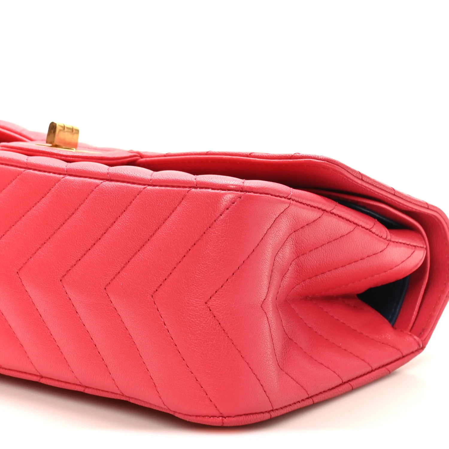 Sheepskin Chevron Quilted 2.55 Reissue 225 Flap Dark Pink - Image 10