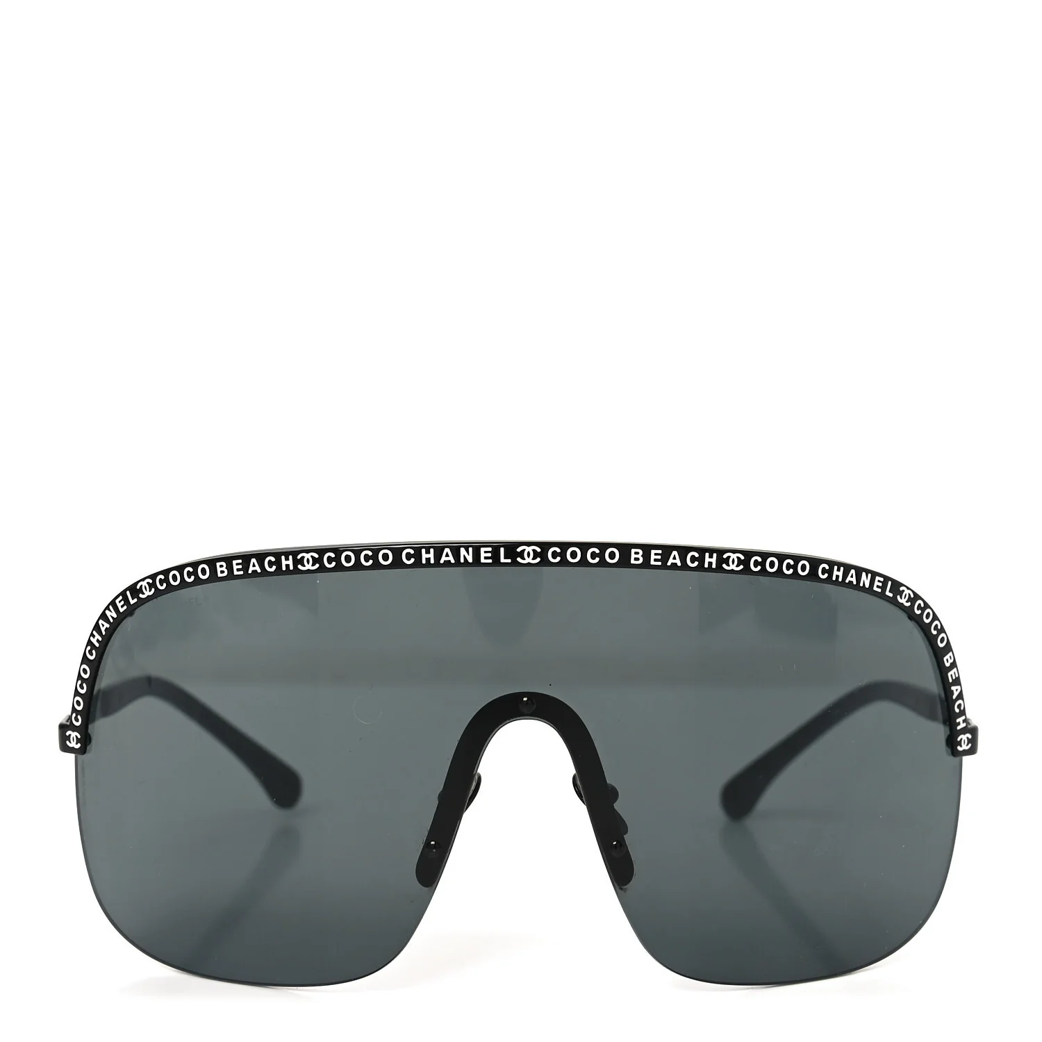 Shield Coco Beach Sunglasses L2614 Black - Image 2