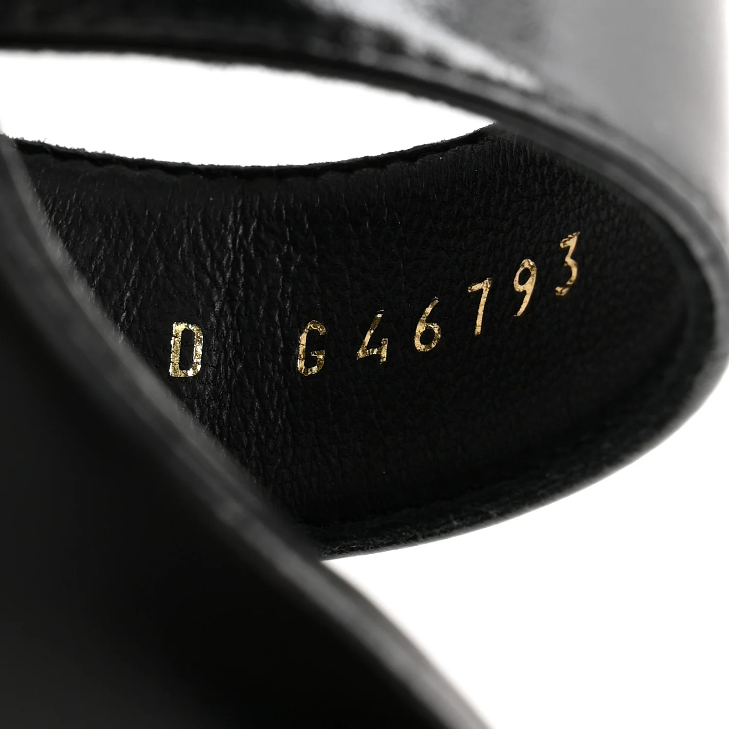 Shiny Calfskin CC Sandals 37.5 Black - Image 17