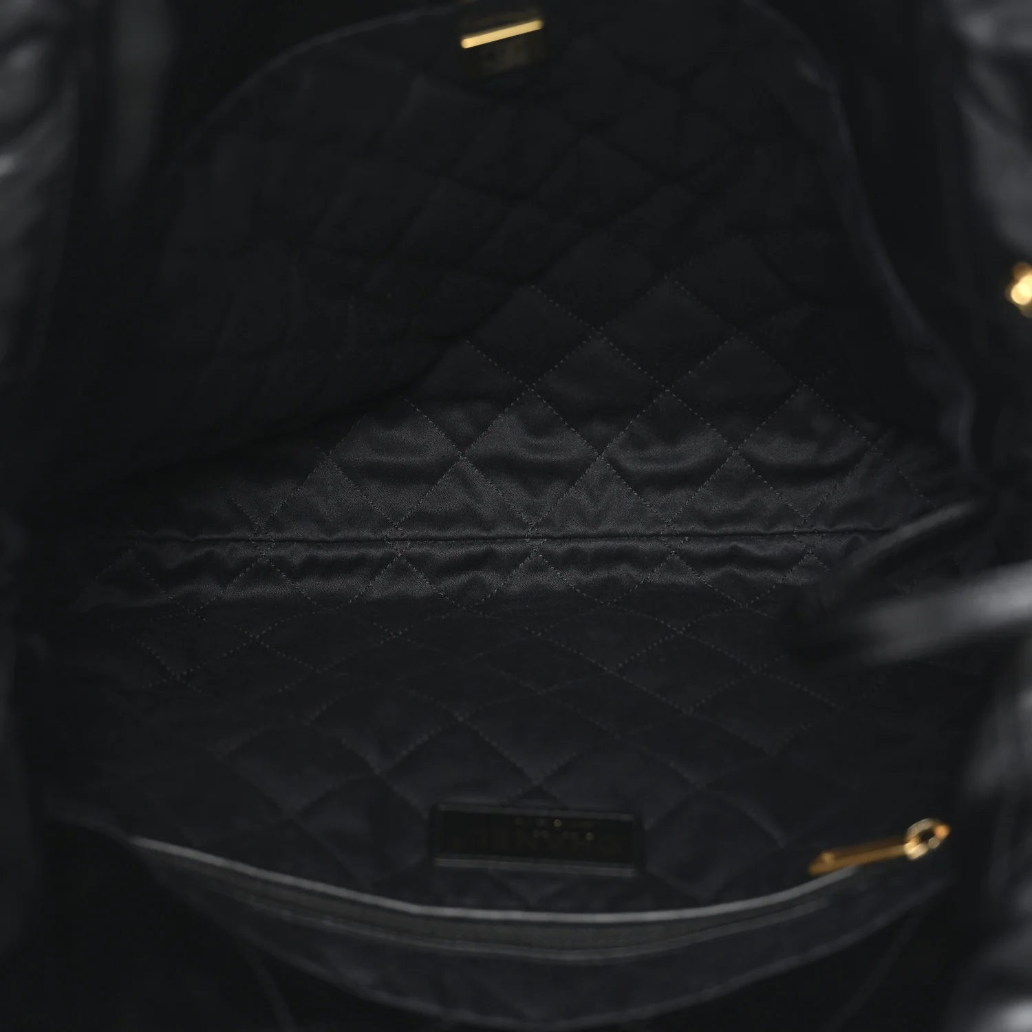 Shiny Calfskin Quilted Small Chanel 22 Black - Image 6