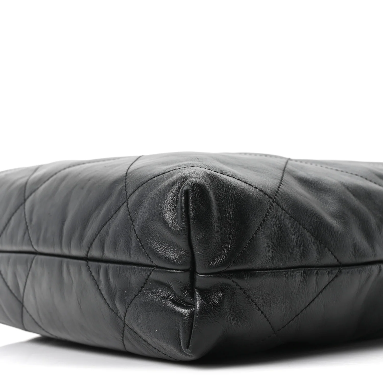 Shiny Calfskin Quilted Small Chanel 22 Black - Image 19