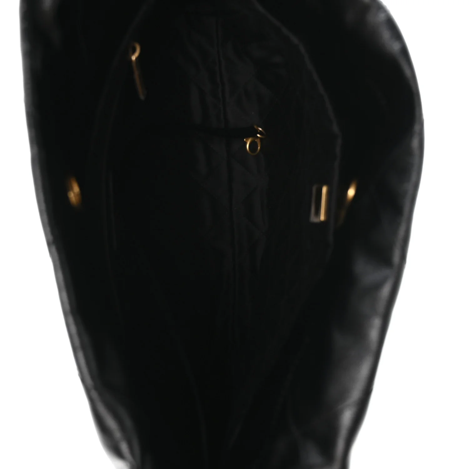 Shiny Calfskin Quilted Small Chanel 22 Black - Image 6