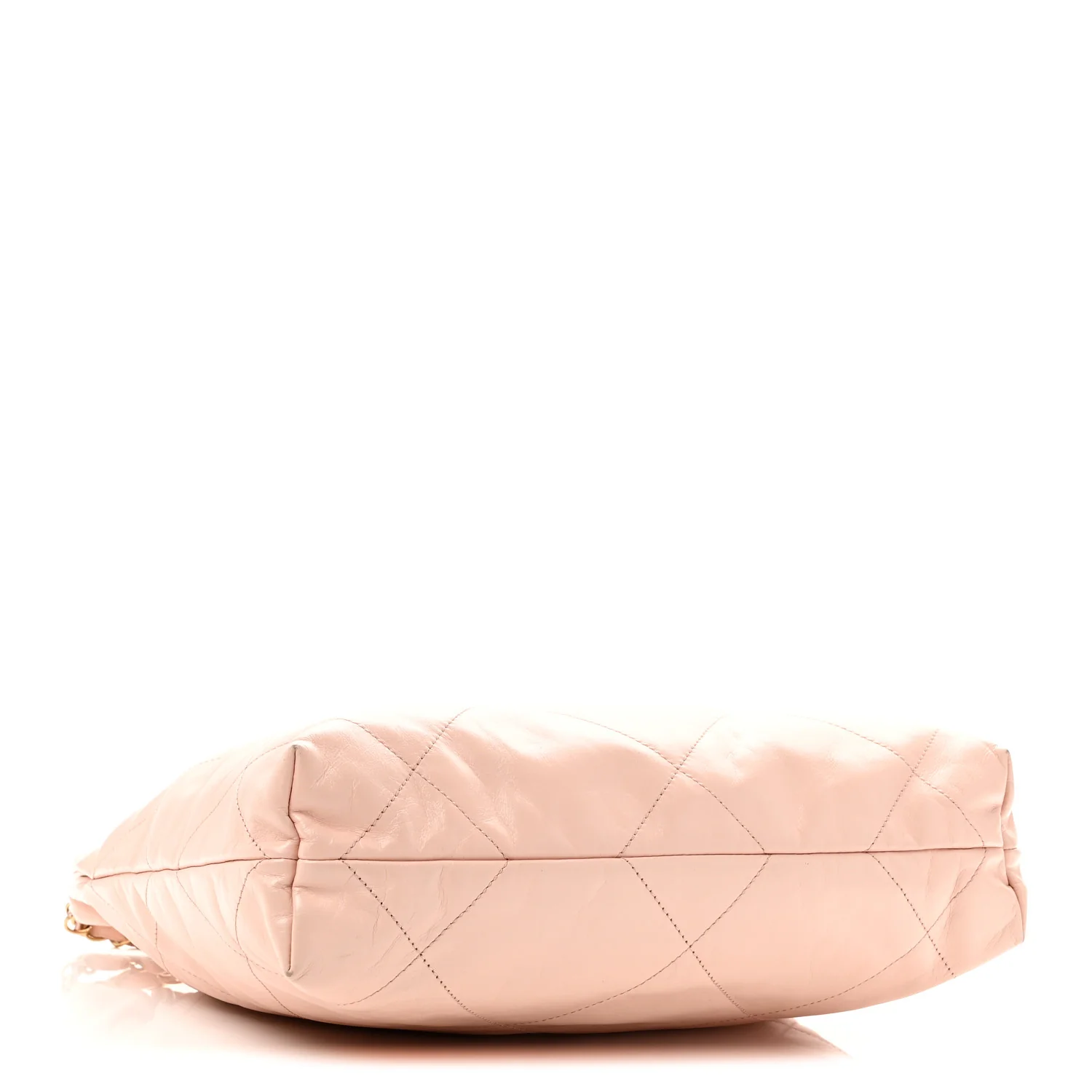 Shiny Calfskin Quilted Small Chanel 22 Light Pink - Image 5