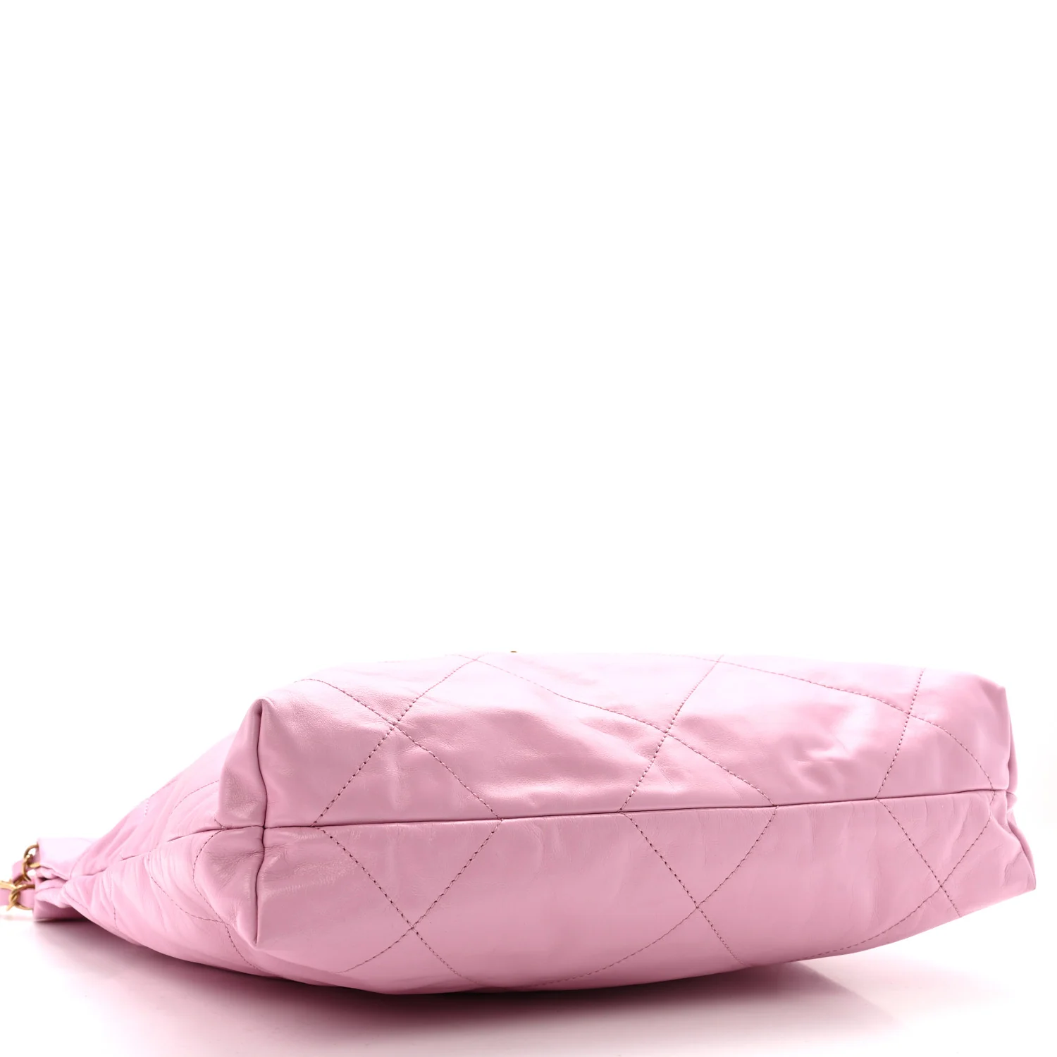 Shiny Calfskin Quilted Small Chanel 22 Lilac - Image 5