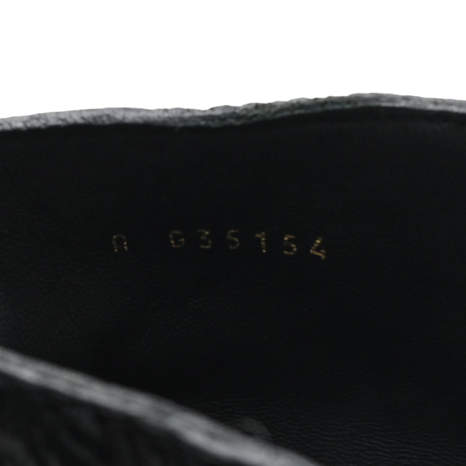 Shiny Calfskin Velvet Pearl Combat Short Boots 37.5 Black - Image 8