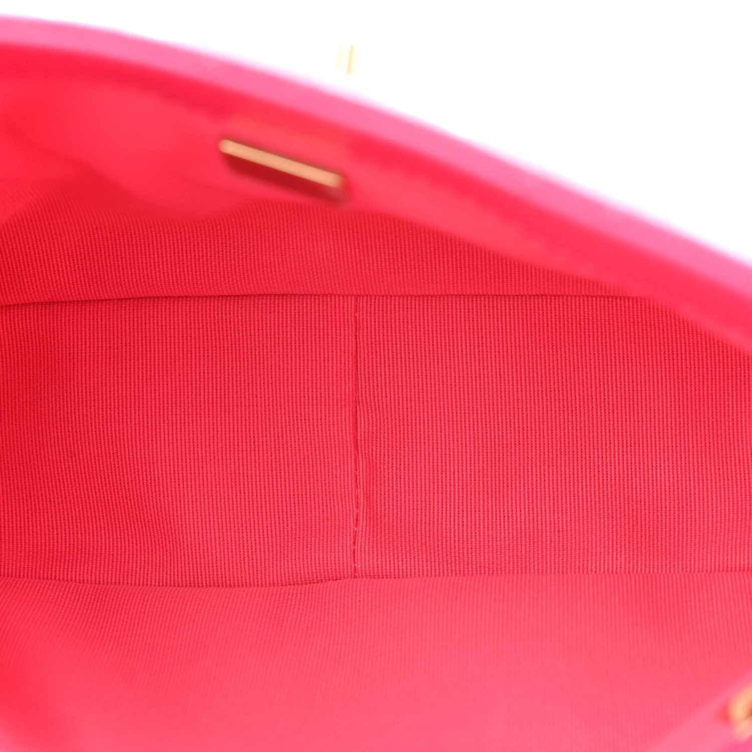 Shiny Caviar Quilted Small Chain Melody Flap Dark Pink - Image 6