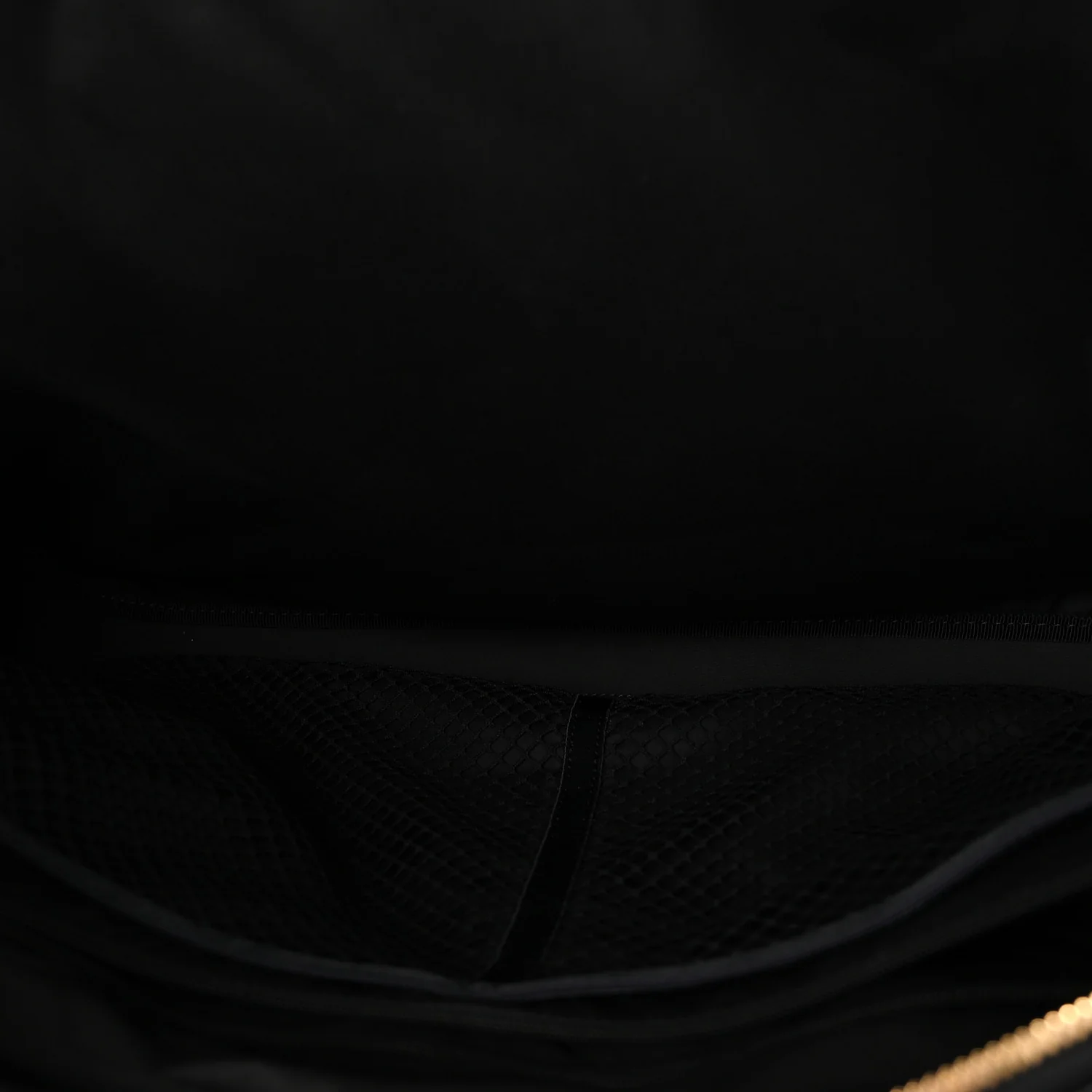 Shiny Grained Calfskin Quilted Travel Bowling Bag Black - Image 5