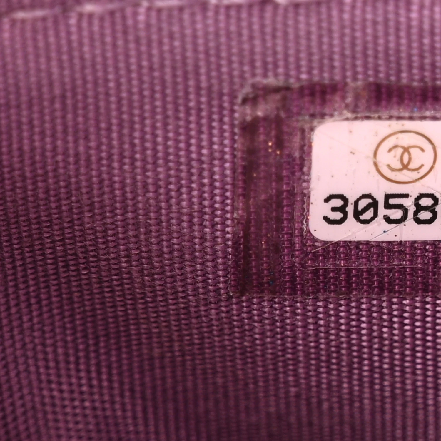 Shiny Lambskin Quilted Extra Mini Flap Purple - Image 7