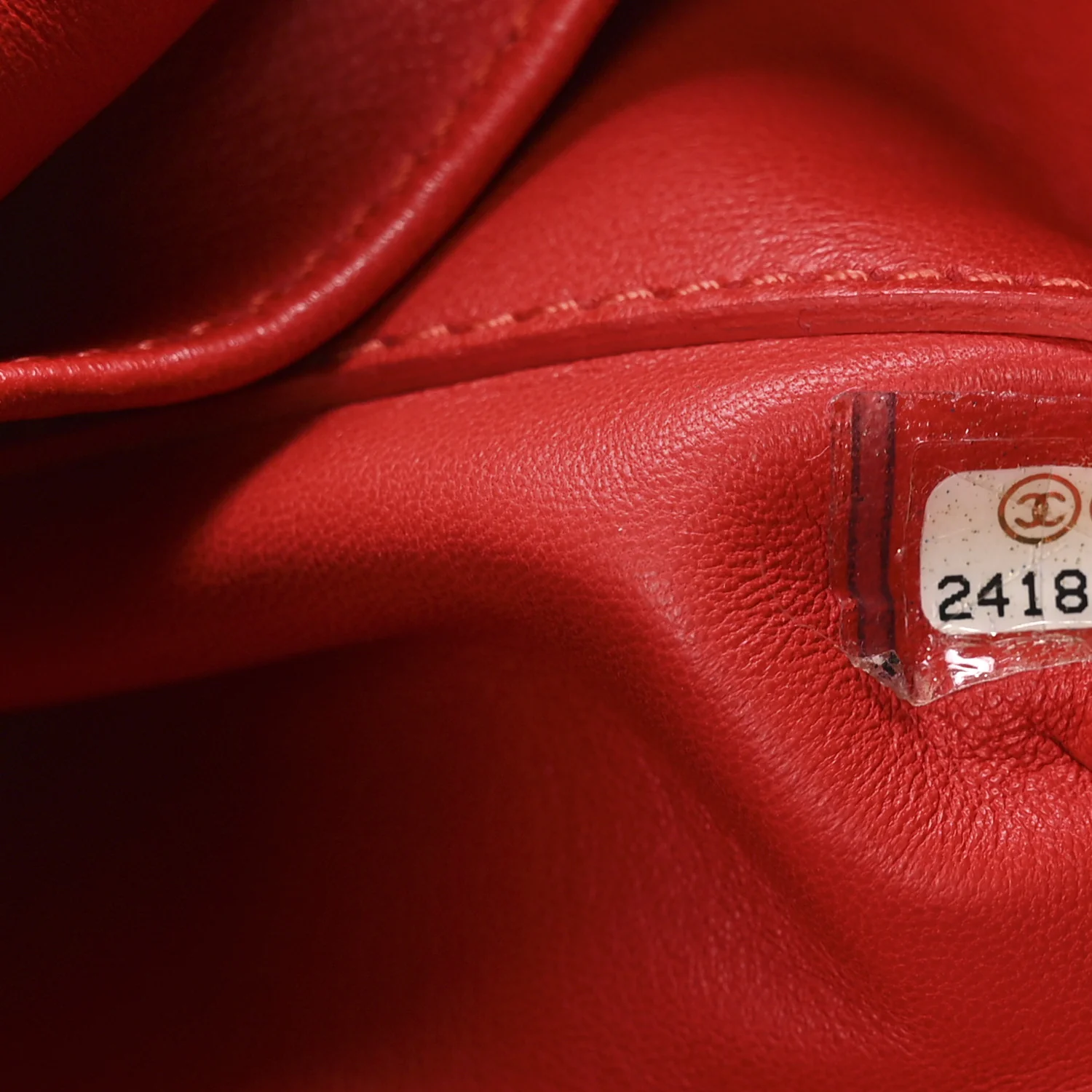Snakeskin Calfskin Gabrielle Bucket Red - Image 7