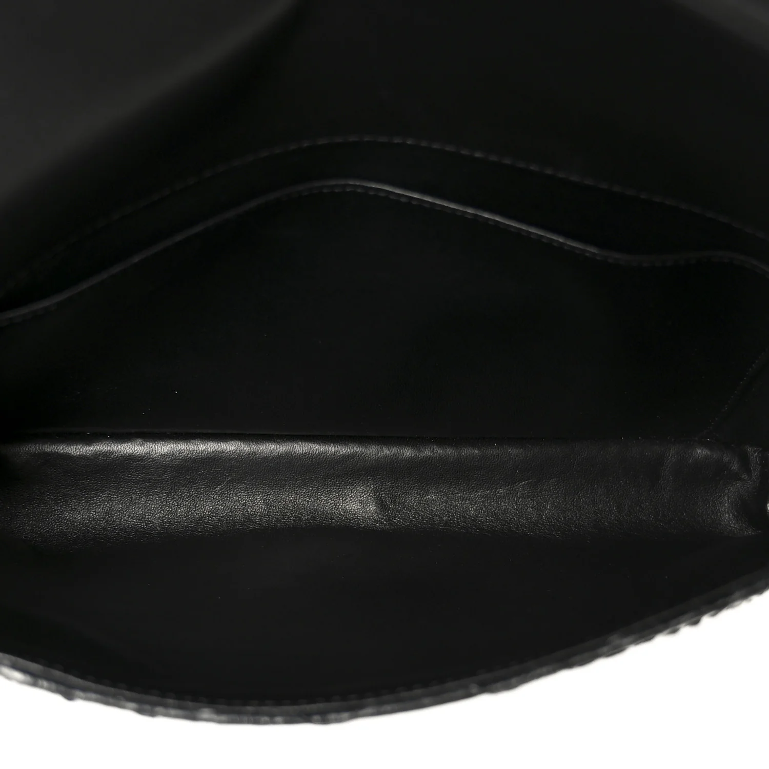 Snakeskin Large CC Chic Flap Black - Image 6