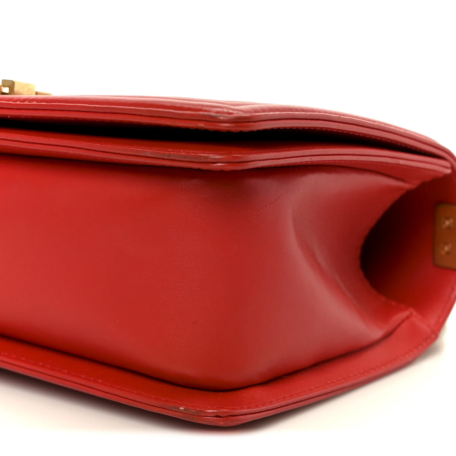 Snakeskin Medium Boy Flap Red - Image 10