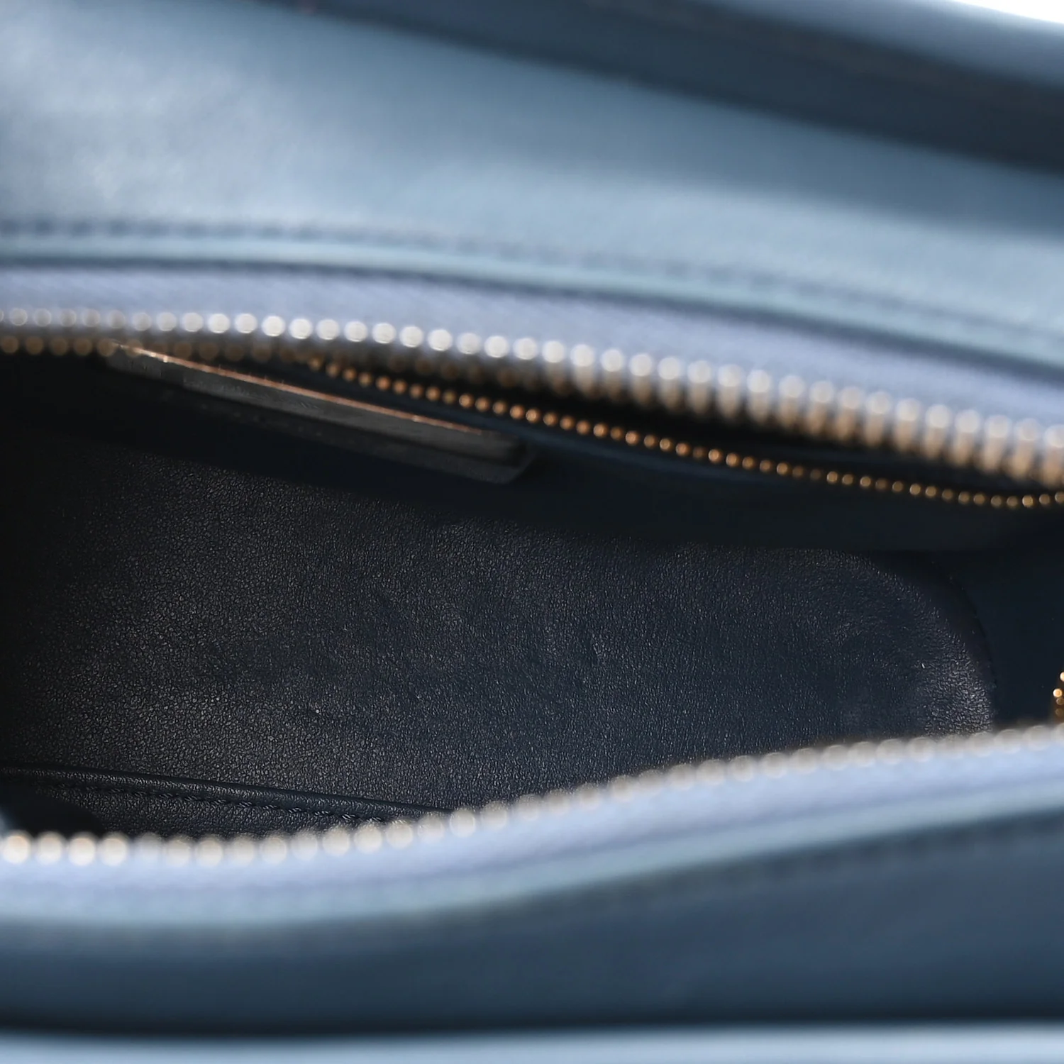 Snakeskin Small Gabrielle Hobo Blue - Image 5