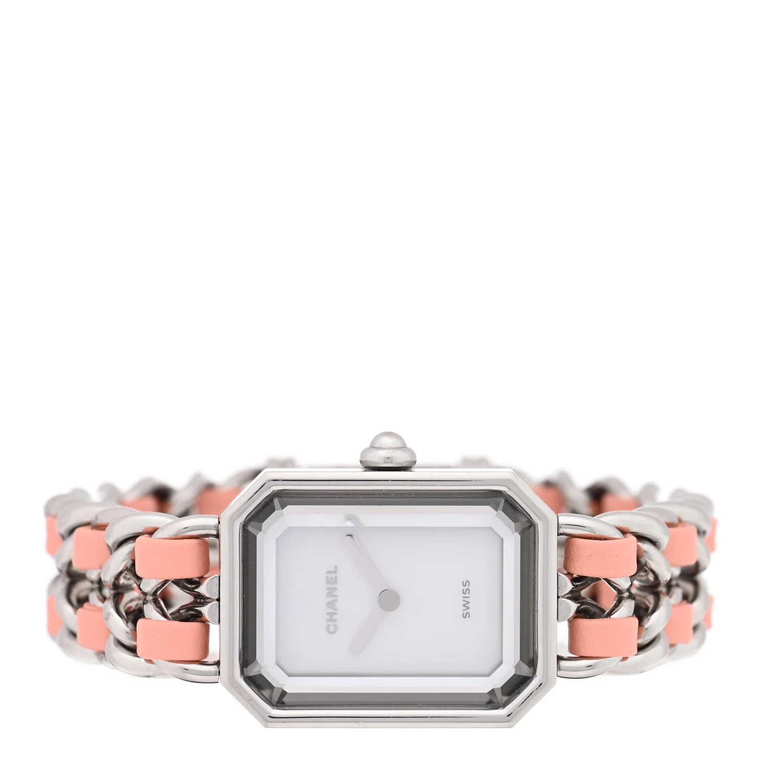 Stainless Steel Lambskin 20mm Chain Premiere Quartz Watch Pink - Image 2