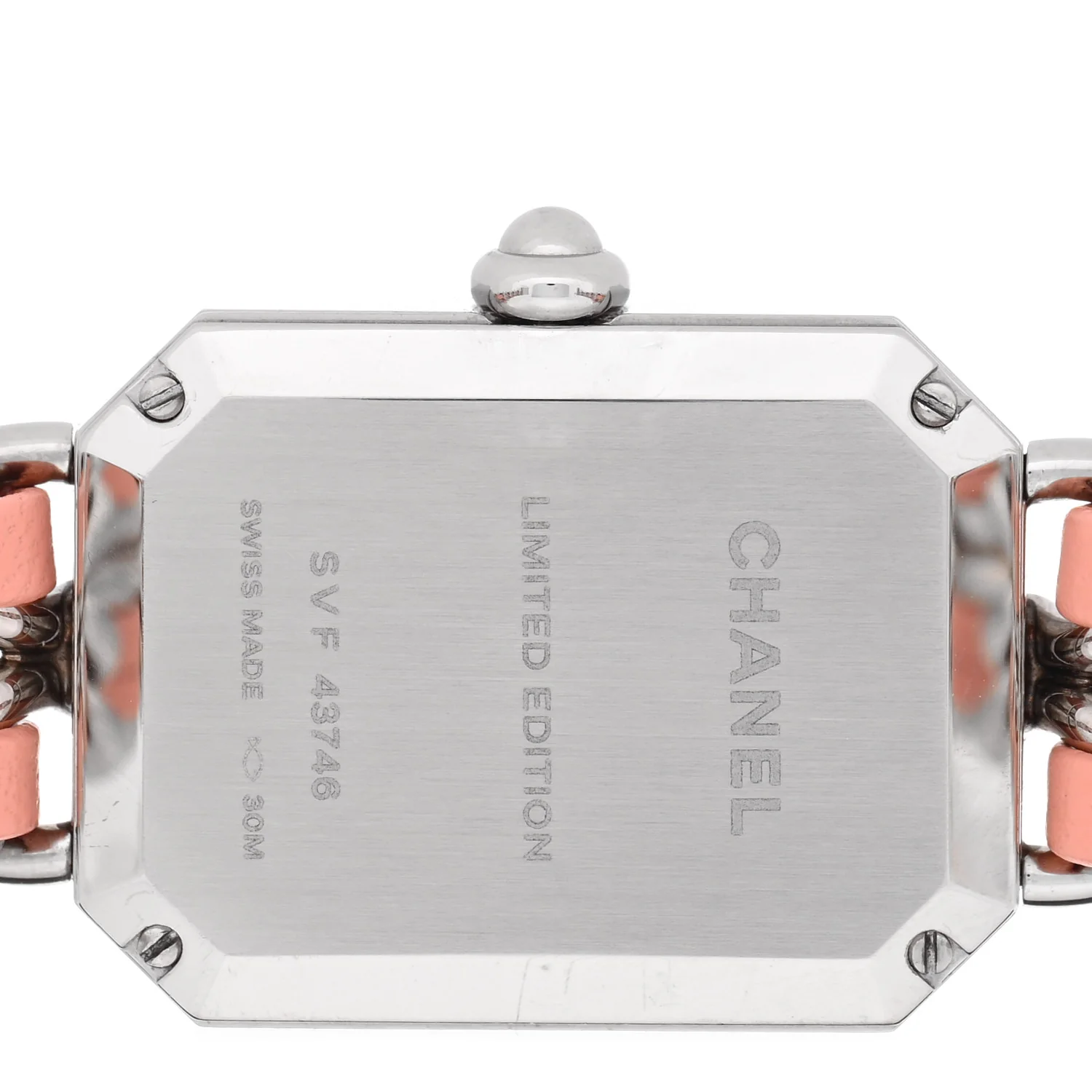 Stainless Steel Lambskin 20mm Chain Premiere Quartz Watch Pink - Image 4
