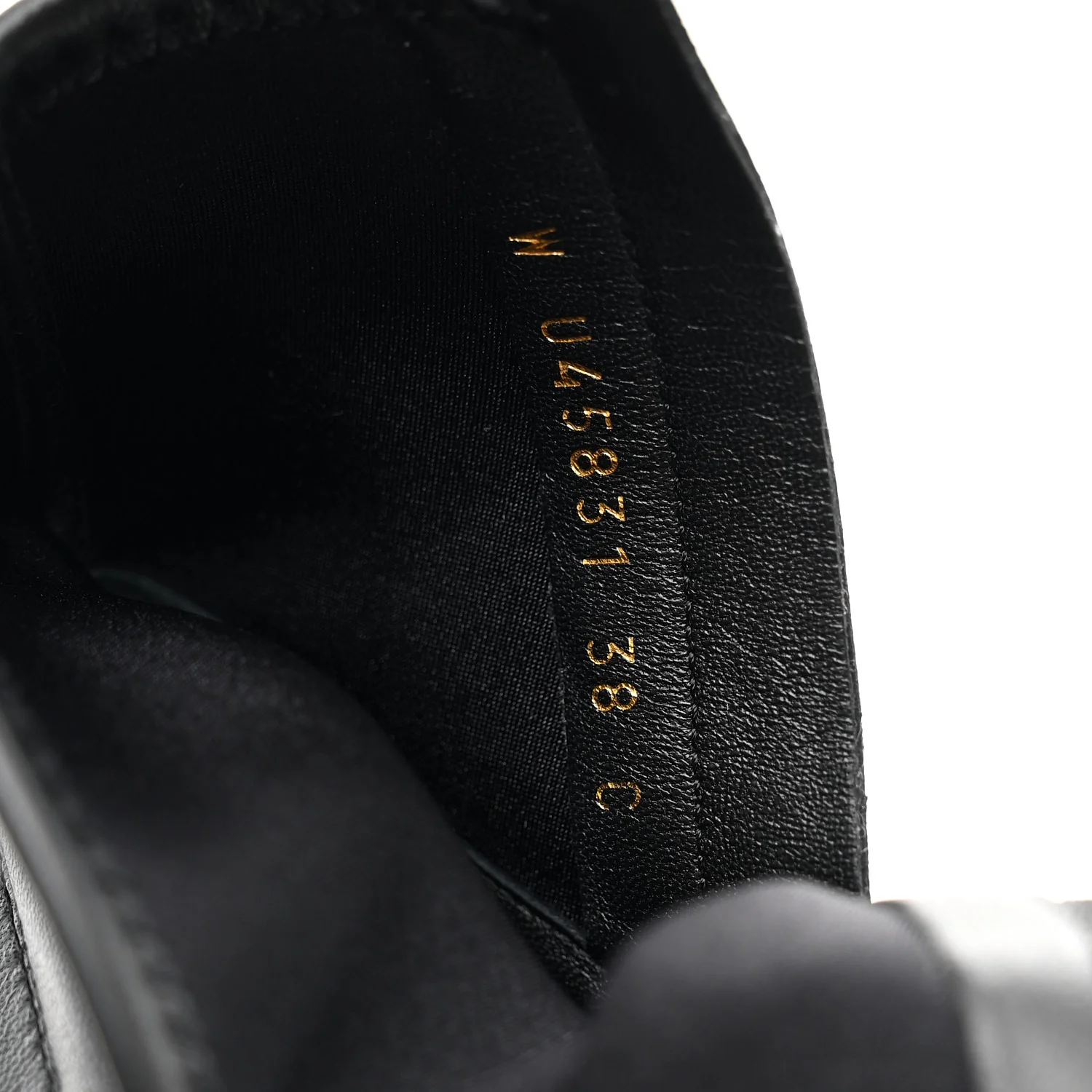 Stretch Lambskin Cap Toe CC Short Boots 38 Black - Image 9