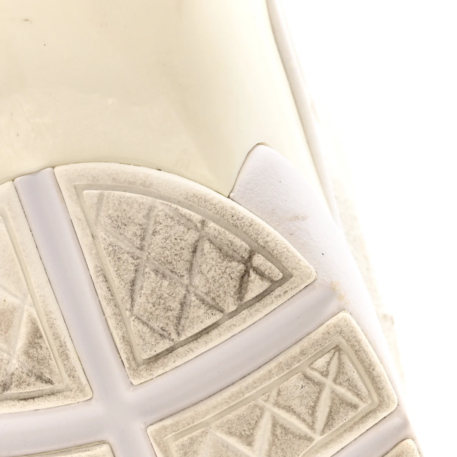 Suede Calfskin Fabric CC Sneakers 39.5 White - Image 18
