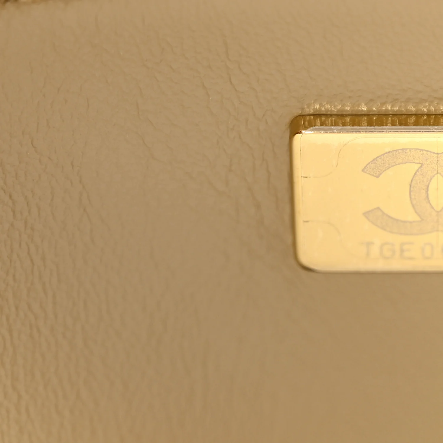 Suede Calfskin Small Souplissimo Maxi Flap Dark Beige - Image 6