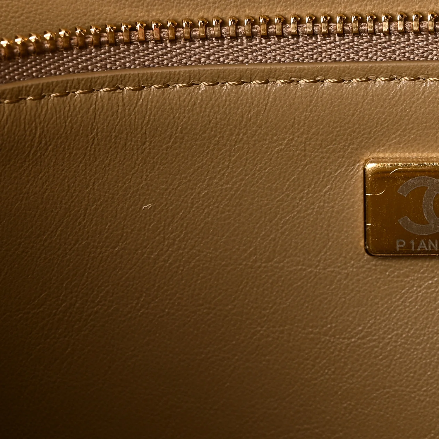 Suede Calfskin Souplissimo Maxi Flap Dark Beige - Image 7
