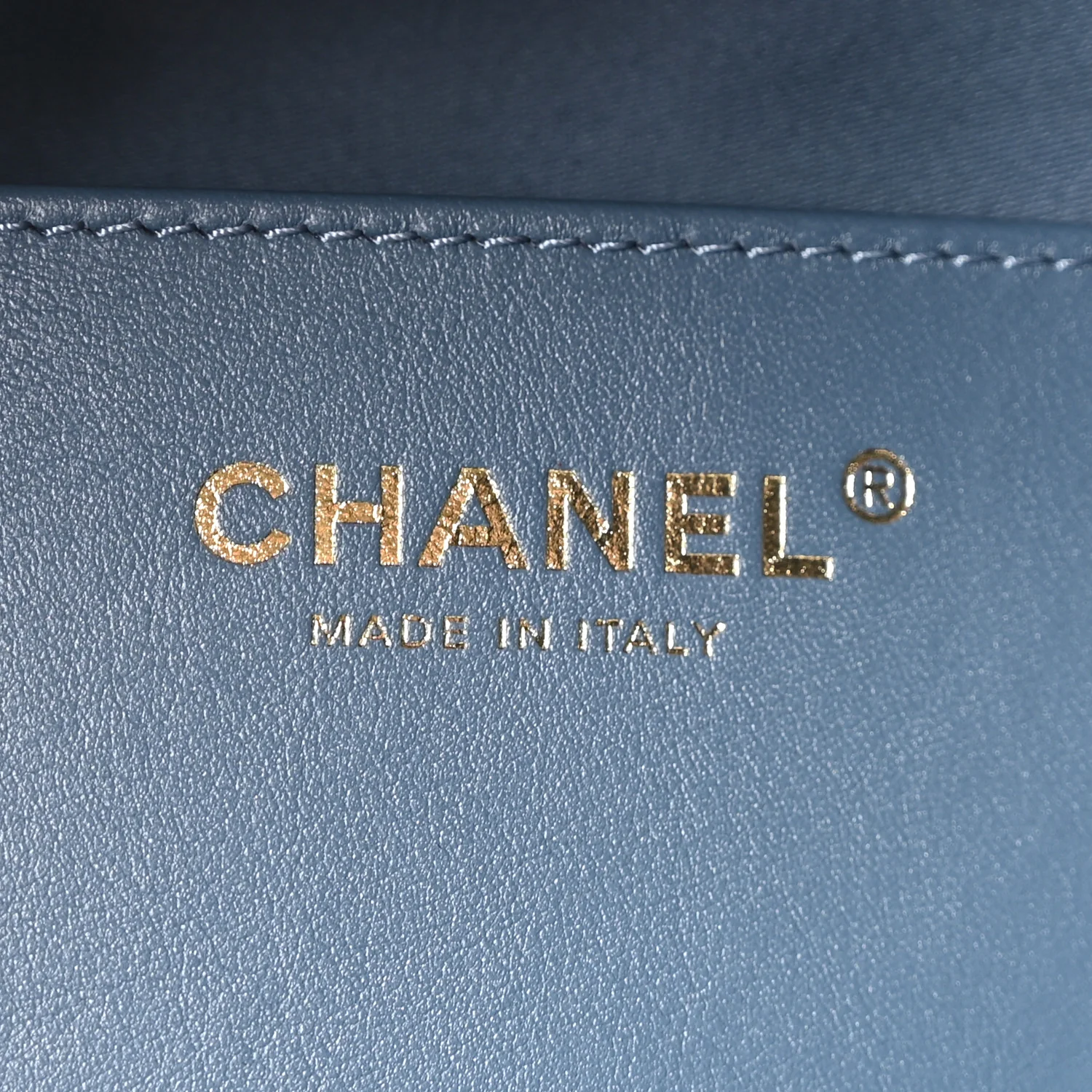 Suede Quilted Medium Chanel 25 Handbag Blue - Image 7