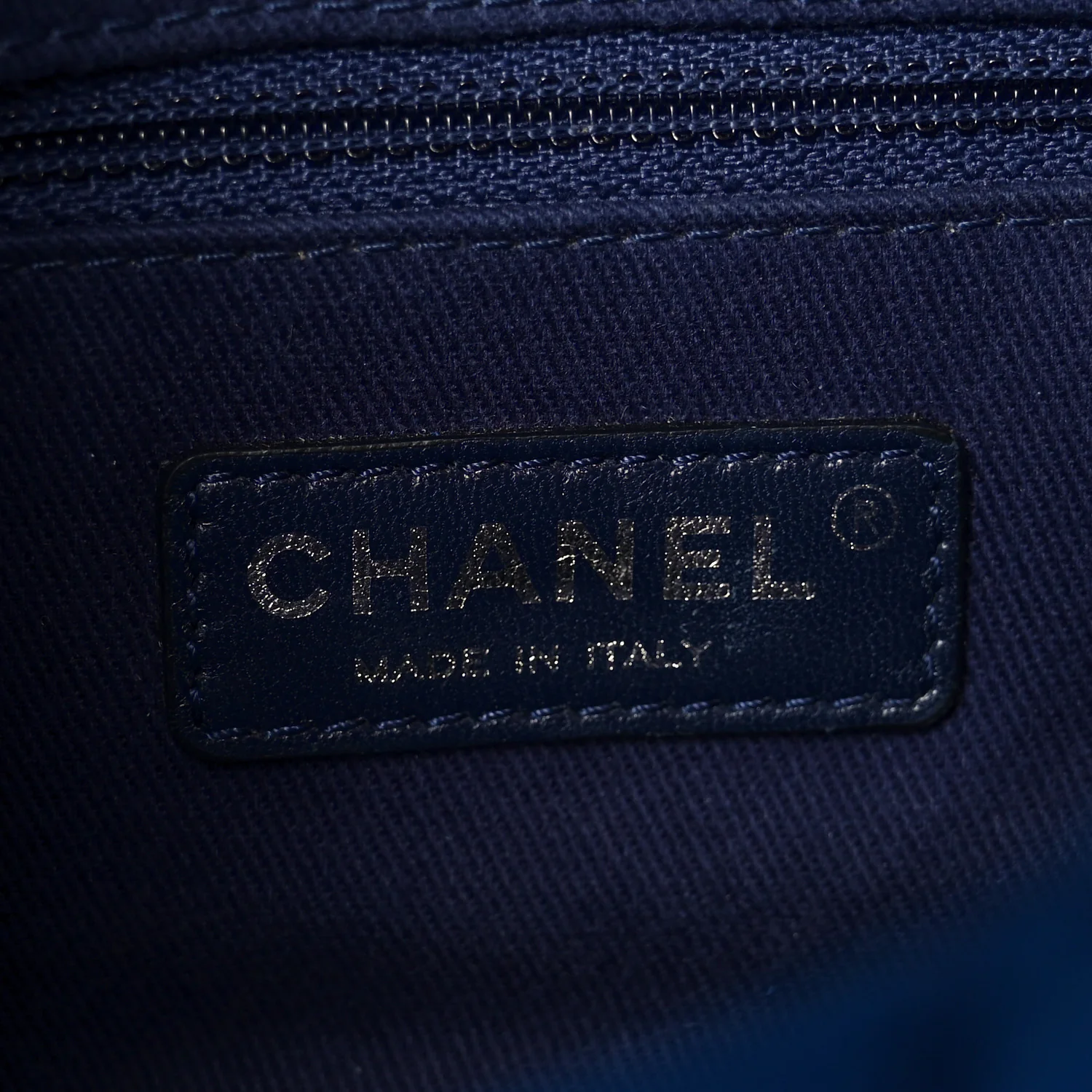 Suede Quilted Whipstitch Mini Flap Blue - Image 6