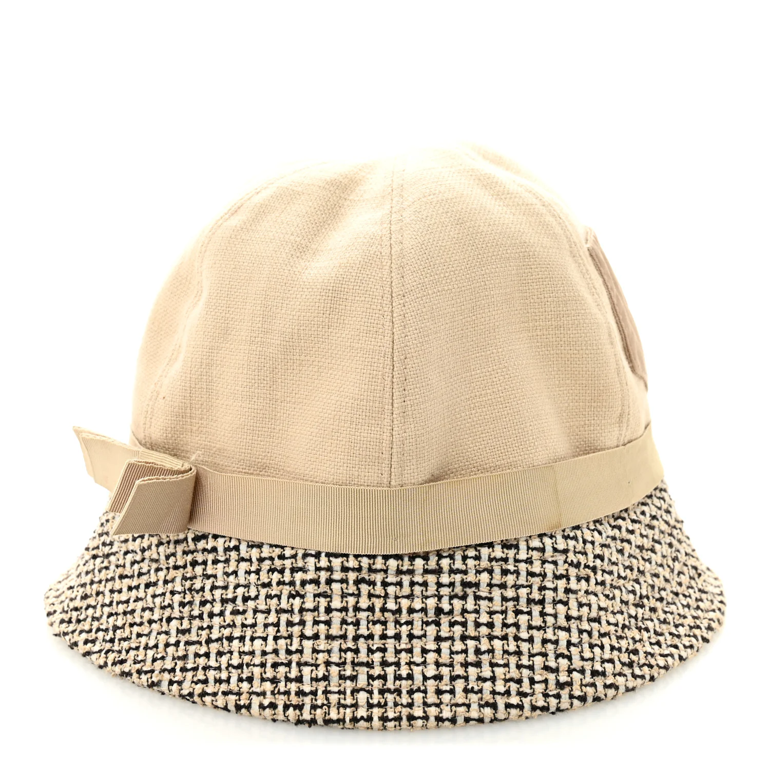 Tweed Bucket Hat 57 Beige - Image 3
