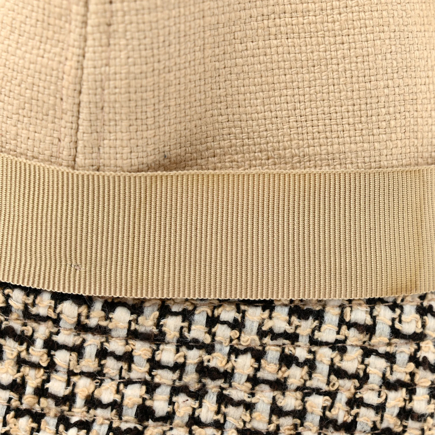 Tweed Bucket Hat 57 Beige - Image 9