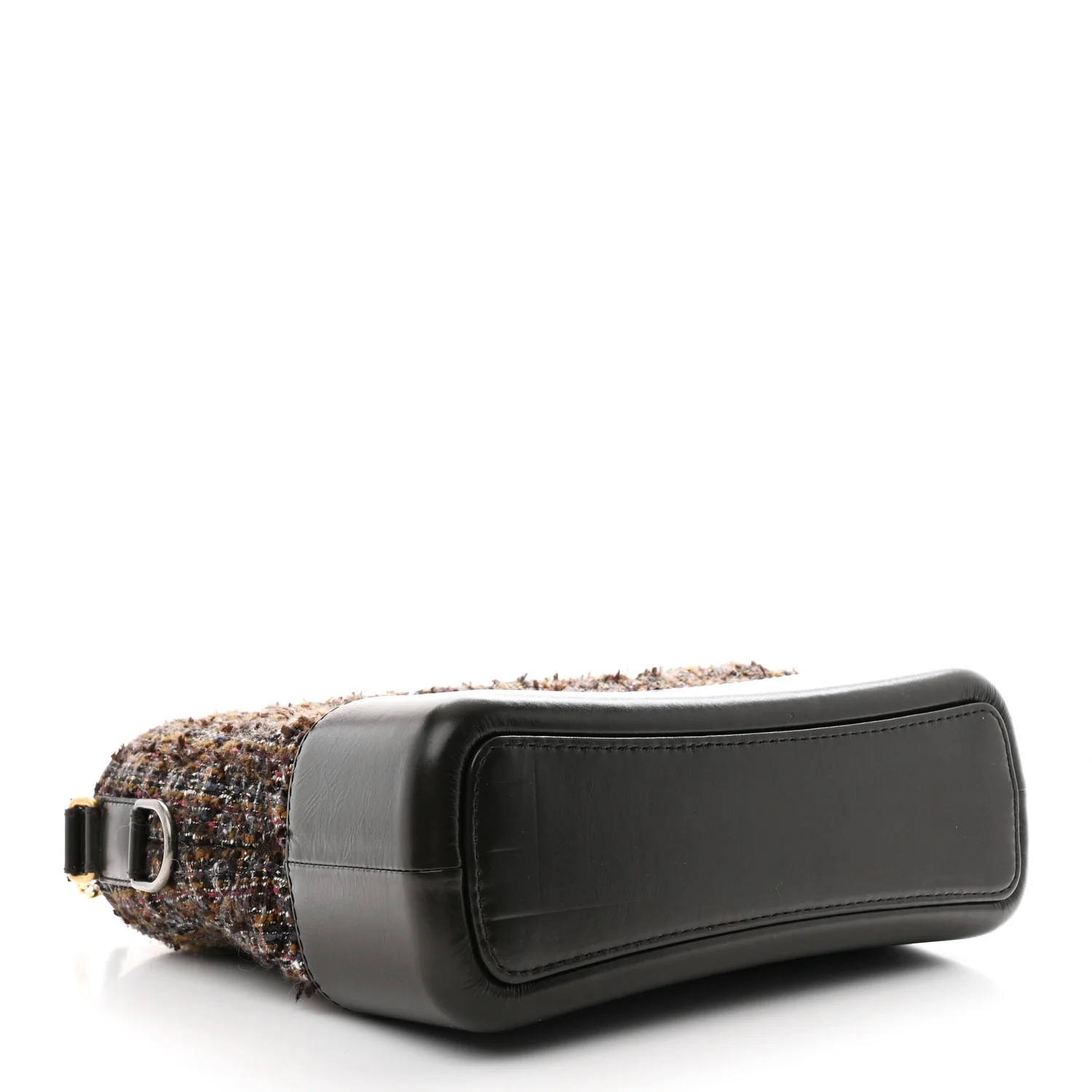 Tweed Calfskin Medium Gabrielle Hobo Brown - Image 4